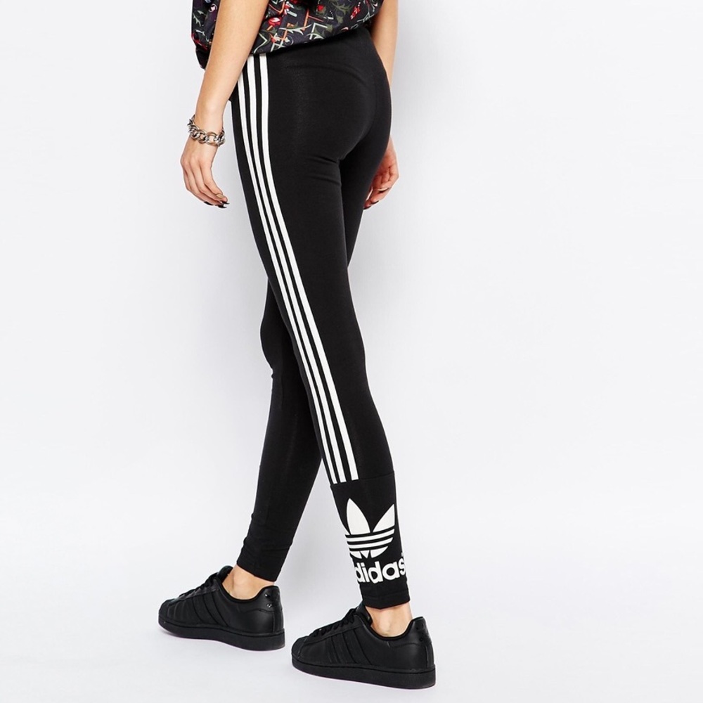 adidas three stripe leggings